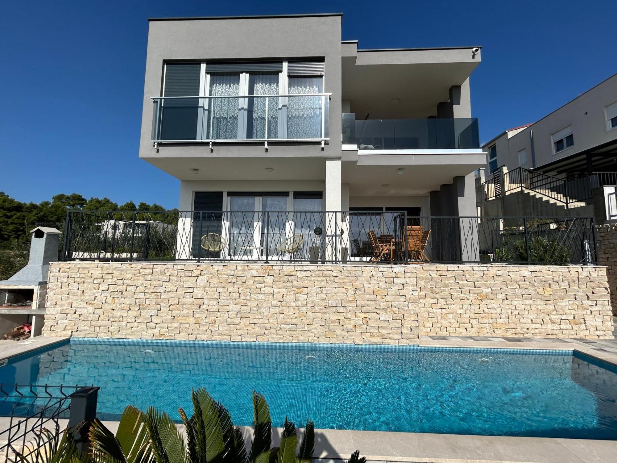 M Podstrana-private Pool 30 M2 Apartman